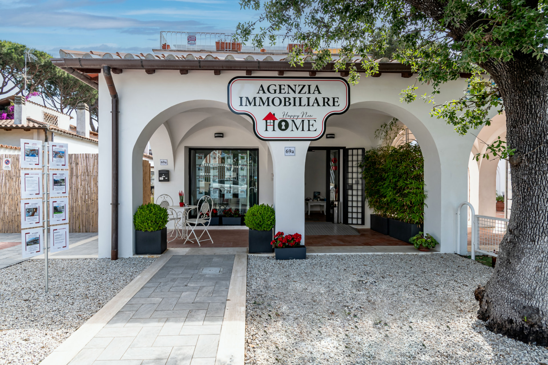 La sede dell’agenzia Happy New Home