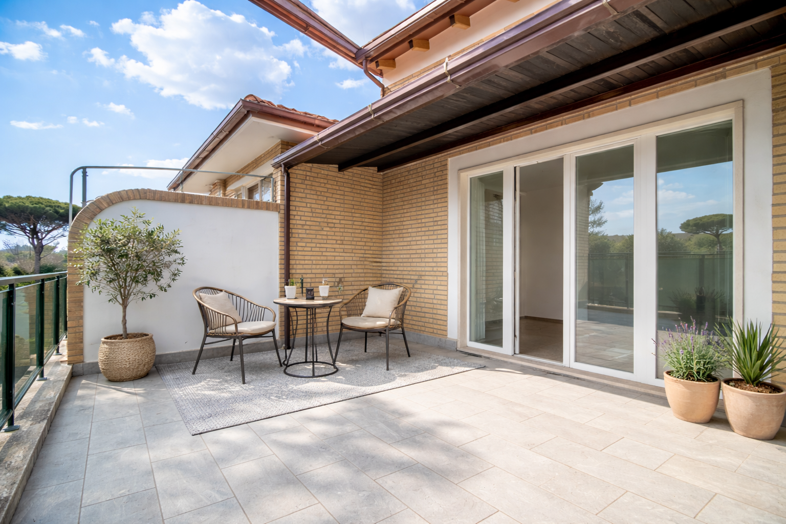 FREGENE CENTRO RIFINITISSIMA VILLA CON GIARDINO E TERRAZZI RIF. V/60